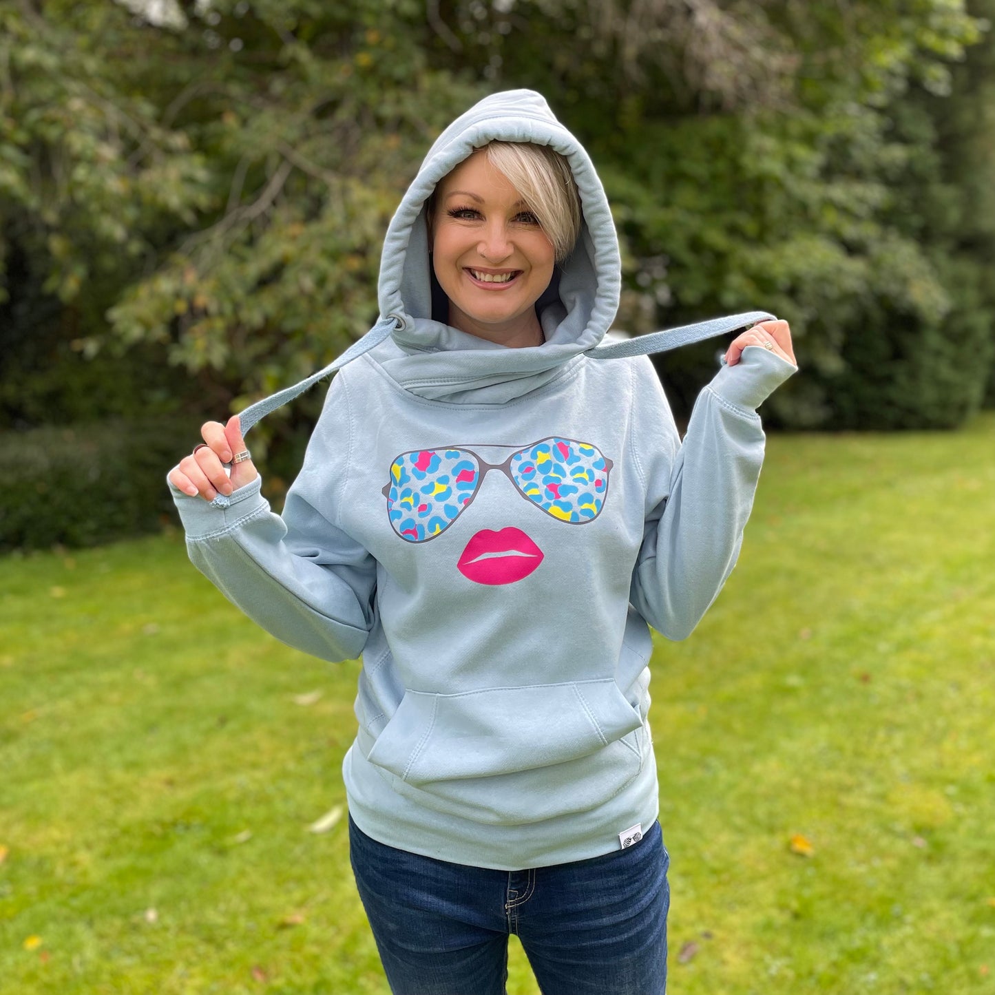 The Maxine Cowl - Pale Blue