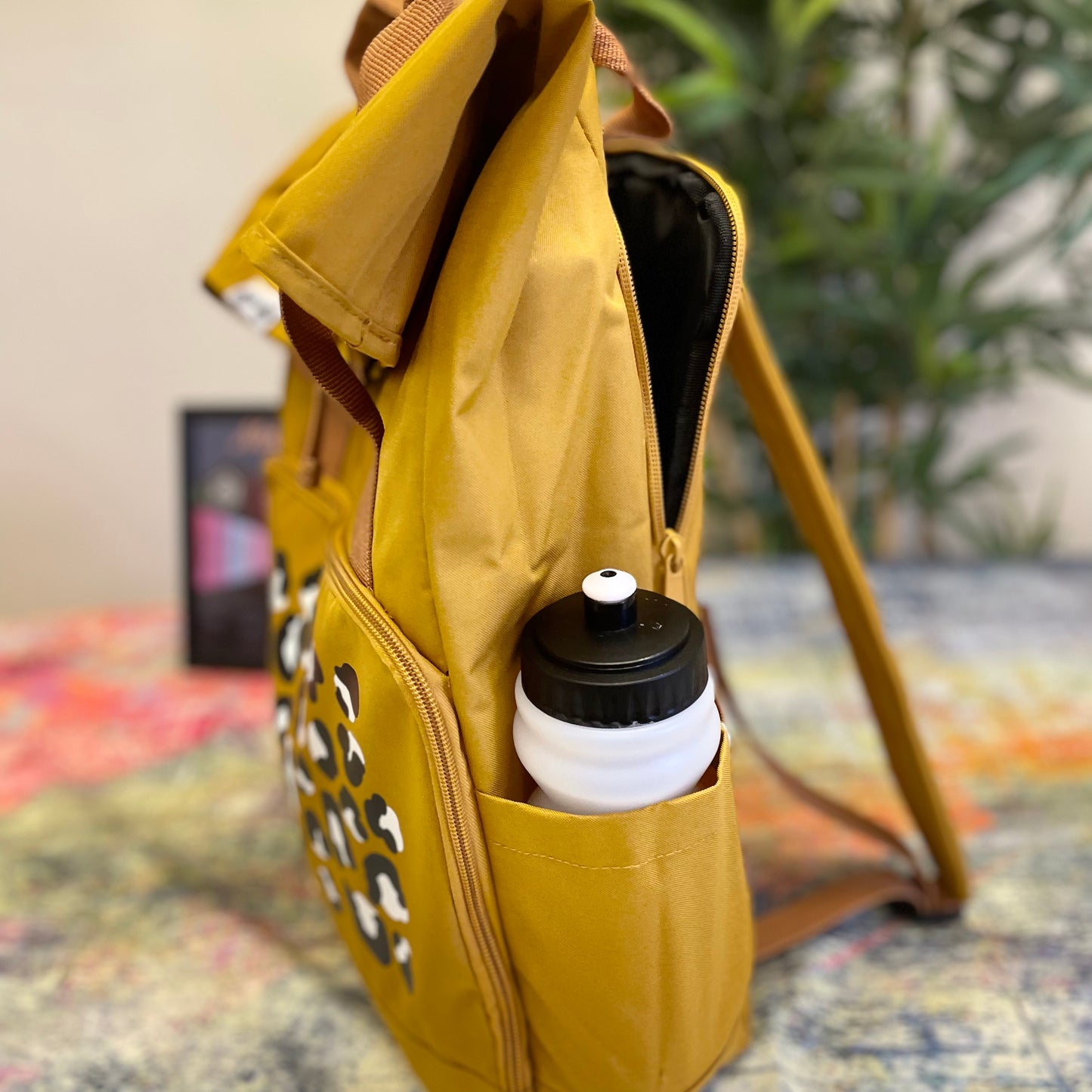 The Connie laptop Backpack - Mustard