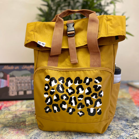 The Connie laptop Backpack - Mustard